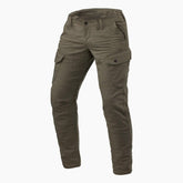 Jeans Cargo 2 TF, un pantalone cargo con costruzione CE Classe A. Colore Tarmac. Di REV'IT!.